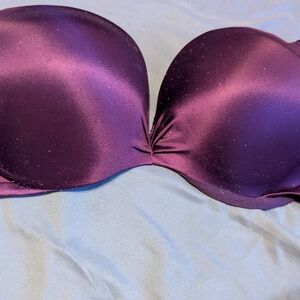 Cacique Purple Strapless Bra